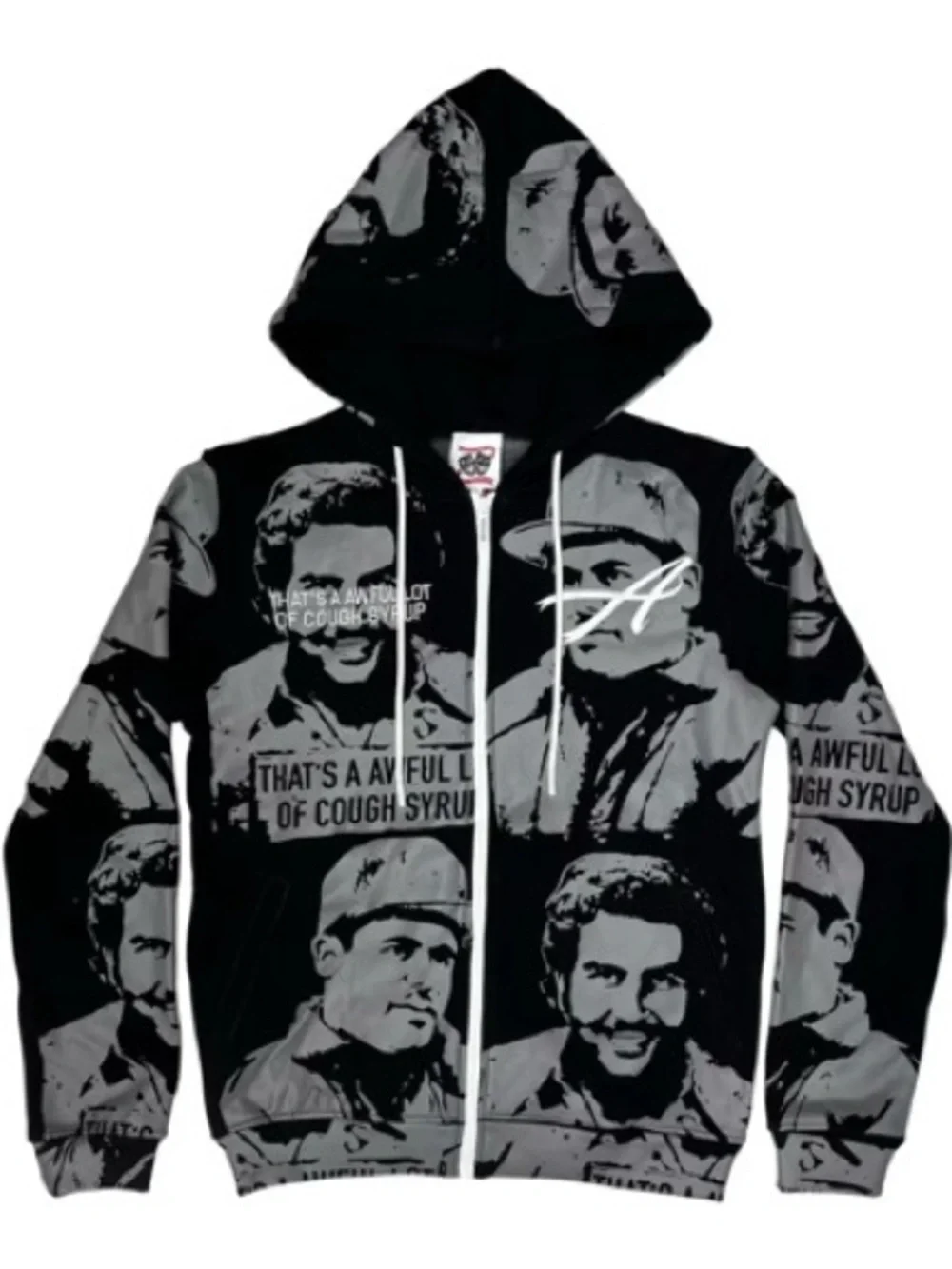 Asaali cartel hoodie gray color